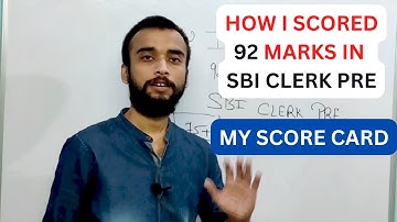 HOW I SCORED 92 MARKS IN SBI CLERK PRELIMS | SBI CLERK 2023| SBI CLERK 2023 STRATEGY |