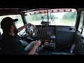 kenworth shifting inside cab view, floating gears, jake brake