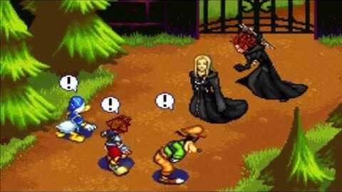 Kingdom Hearts Chain of Memories (GBA) Cutscene #91 Vexen Reveals a secret and gets killed by Axel