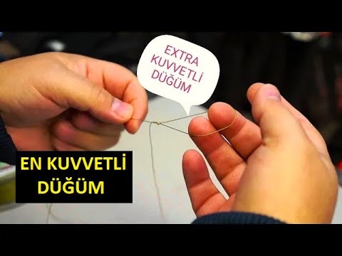 En Kuvvetli İp Misina Düğümü (Hibrid Knot by Bilent Yıldırım )