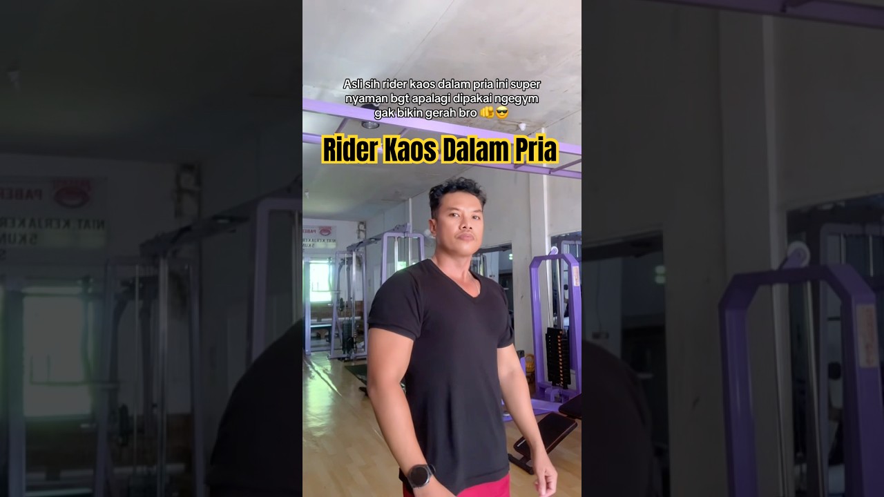 Rider kaos dalam pria yang nyaman dipakai sehari hari bahan katun adem dan nyerap keringat