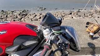 MV Agusta BRUTALEと春の三河湾 2:15ver