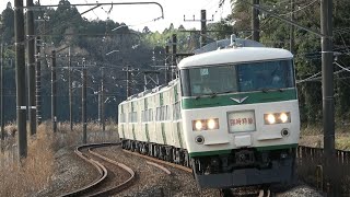 【4K30P動画】185系 特急開運初詣号