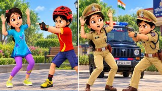 Shiva Cartoon Characters Ka Police Officer Version|Shiva Cartoon Vs Police Virsion