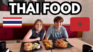 First Time Eating Thai Food 🇹🇭 | Rabat 🇲🇦