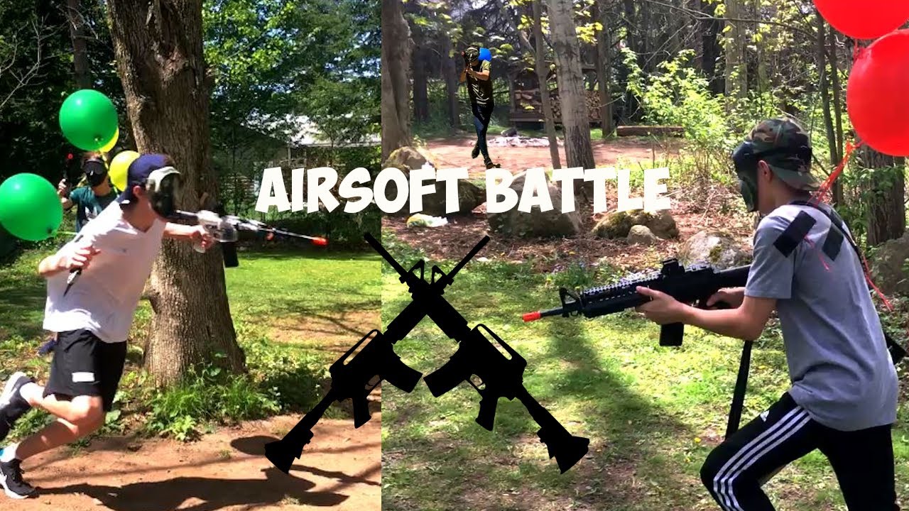 EPIC AIRSOFT BATTLE (*LOSER GETS SHOT*) YouTube