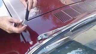 How To Remove Windshield Wiper Arm's On Classic American Car's Without Damaging Paint!!!!