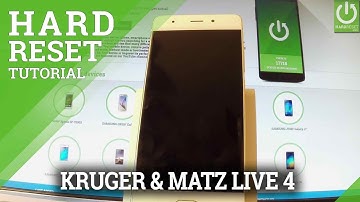 Hard Reset in KRUGER & MATZ Live 4 - Format Data / Factory Reset