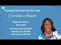 Curlene Joseph - Funeral Service