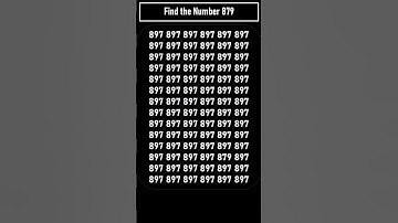 Number Game - Find the Number 879