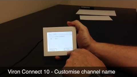 Viron Connect 10 - Customise Channel Name