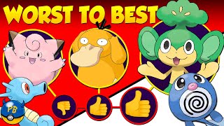 Pokemon That COULD Be Starters:  Worst to Best
