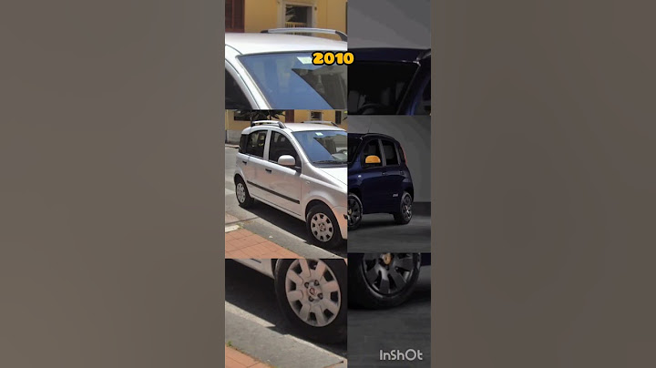 fiat panda evolution 1980-2023 #carlover