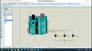 Arduino Uno LOOP Function Proteus