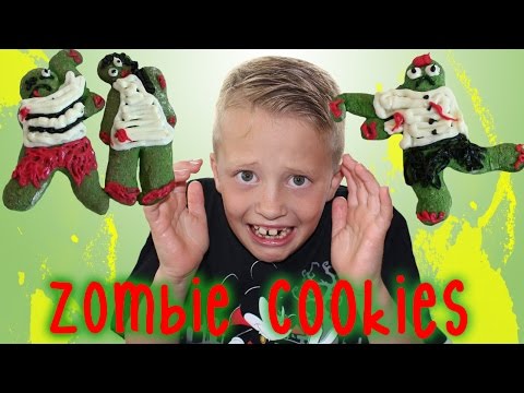 Halloween Zombie Cookies & Witch's Brew Cupcakes