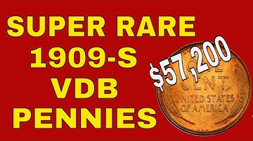 1909S VBD penny value! Super rare 1909S VDB pennies worth money!