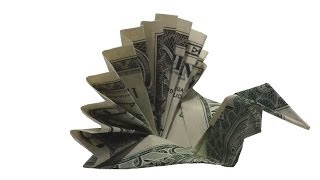 Turn a Dollar Bill Into a Cute Peacock!