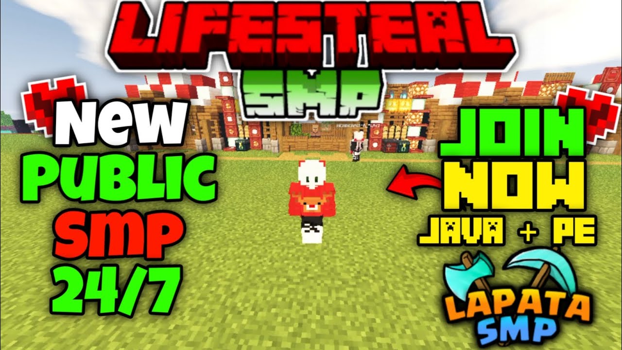 🗿 Best Public Smp Server For Minecraft🔥| Java/Pe/Pojav | 24/7 Online ...