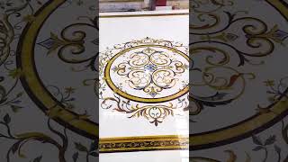 Bespoke marble design and marble floor created for timeless luxury interiors