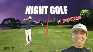 ฟ้ามืดสลัว กลัวจะพายุ!! ออก Night Golf สนาม Summit Windmill