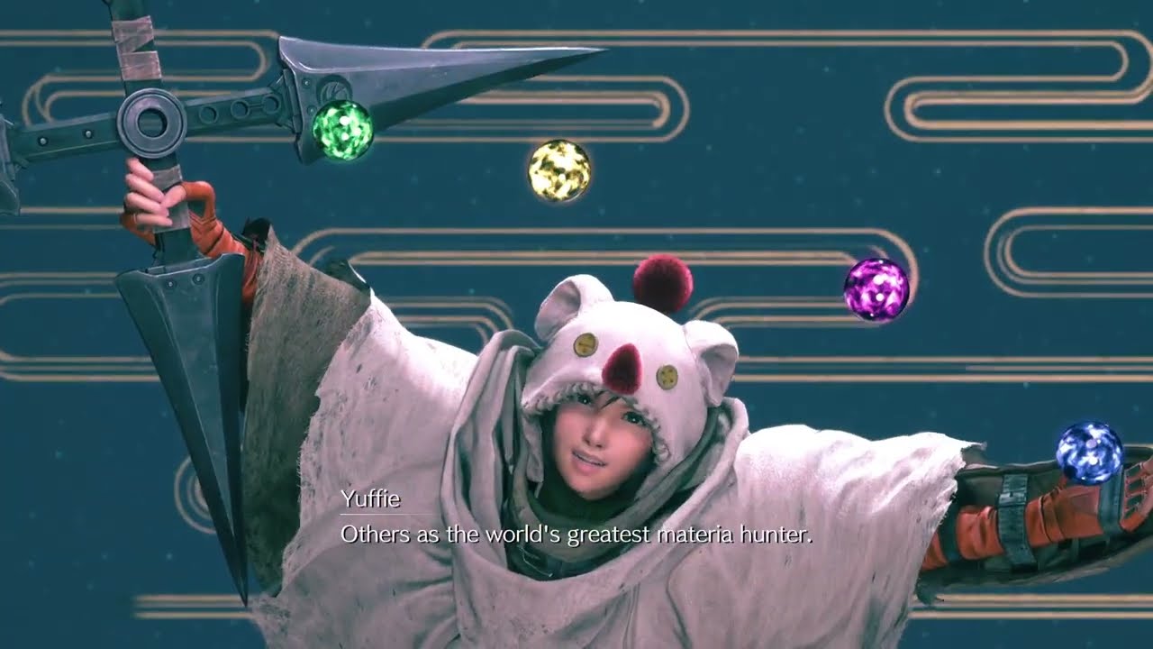 An eccentric ninja! Yuffie from FF7