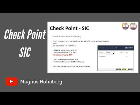Check Point Firewall Secure internal communication | SIC