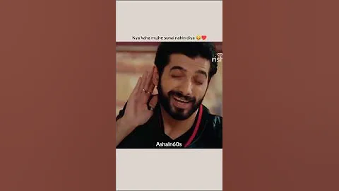 kiya kaha mujhe sunai nahin diya😂♥️#naagin5#surbhichandna#sharadmalhotra#love#shorts#trending#video