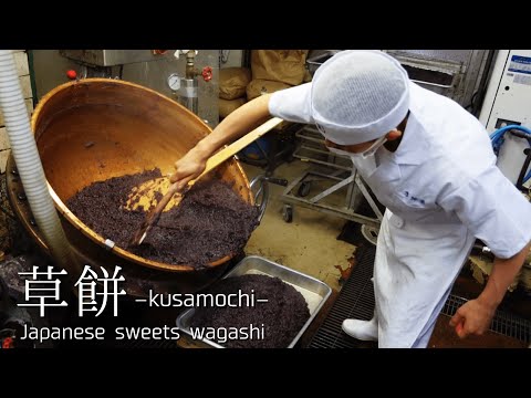 【ずっと見てられる職人のワザ】老舗和菓子店の草餅の作り方①【餡】