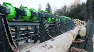 Download Lagu Debarking machine for logs from Slovenian company MEBOR Sawmilling Machinery MP3