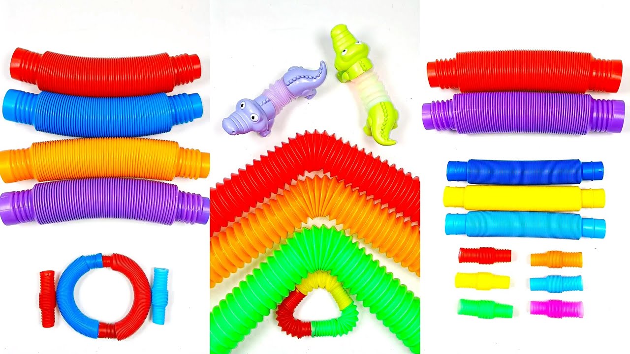 Satisfying pop in side tube relaxing sound ASMR colors more. Pop Tube ...