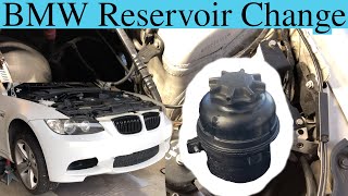 O se trouve le rservoir de liquide de direction assiste dans la BMW  Srie 3 ? (Avec vido)