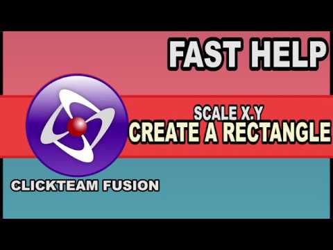 Fast Help - Create Rectangle - Clickteam Fusion