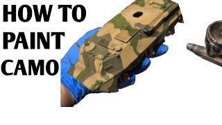 How to paint Camo | How to paint Camouflage | Paint 3 tone Camouflage | 2 tone Camo