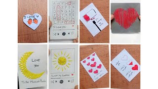 8 easy card idea for Valentine's day || easy card idea