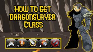 How to Get DragonSlayer Class + Best Dragon Weapons! - AQW