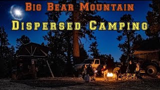 Big Bear Mountain Dispersed Camping