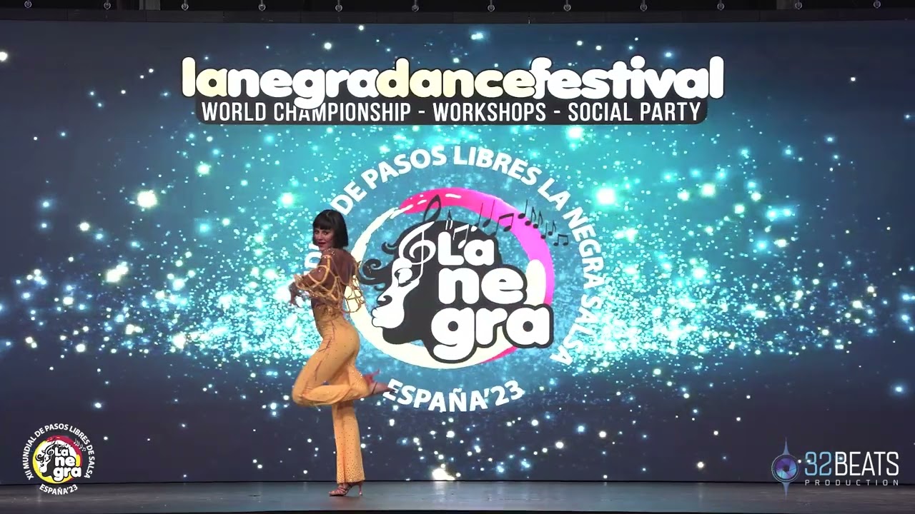 FRANCESCA COSCIA FINAL SOLISTA FEMENINO SALSA Mundial de Pasos Libres La Negra Salsa