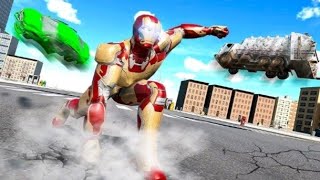 Super HeroTv@ #2 Android Game play.Iron Superhero Vs. City Gangs Playmode. screenshot 5
