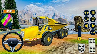 Heavy Dump Truck Cargo Uphill - Hill Road Driving Simulator - Android Gameplay screenshot 1