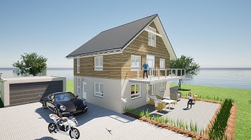 How to plan a house with Plan7Architect and visualize it in Twinmotion - demonstration video