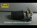 Contera de 40 mm octogonal y rodamiento para motores de persianas