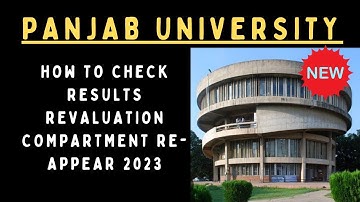 How to check re-appear, revaluation, compartment Result on Panjab university website #hcp_adda #pu