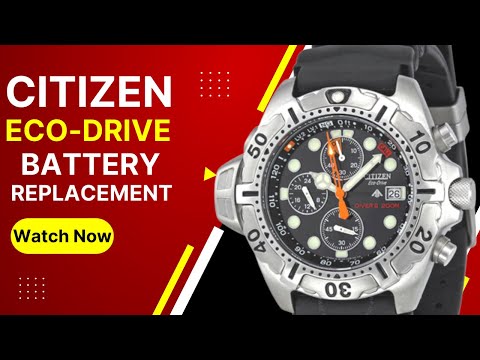 CITIZEN ECO-DRIVE | Battery Replacement | Solar Battery | DIY - YouTube