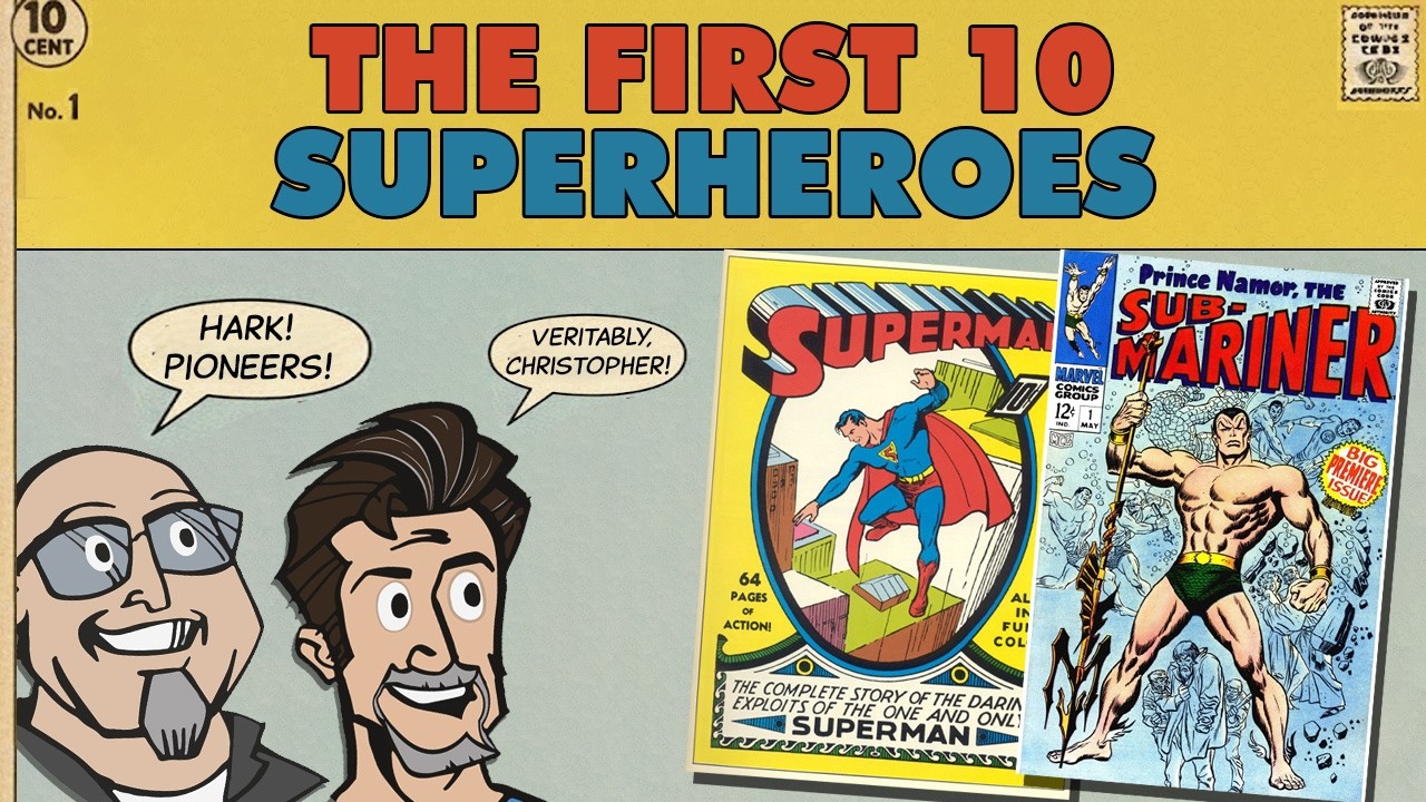 First 10 Super Heroes in Comic Books