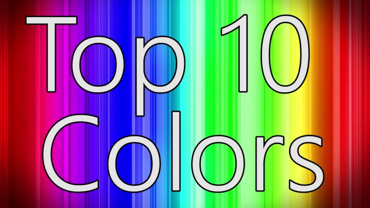 Top 10 Colors YouTube