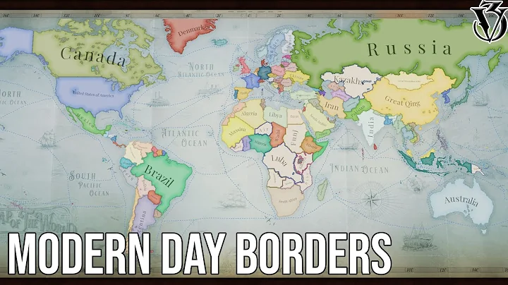 Modern Borders in Victoria 3 | Timelapse