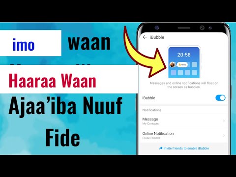 imon waan Haaraa waan Ajaa’iba Nuuf fide imon Add New features iBubble 2022