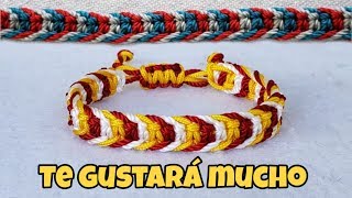 COMO HACER ESTA PULSERA DE HILO EN MACRAME / TUTORIAL DIY