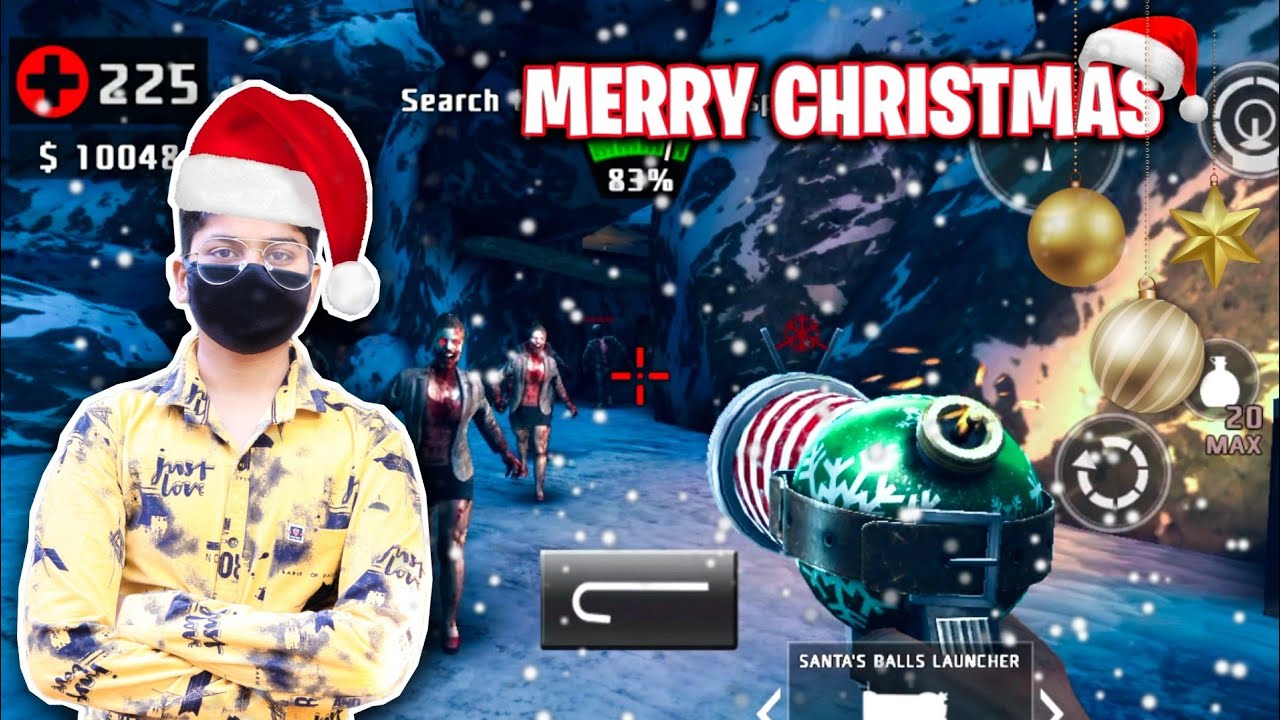 Santa Ball Launcher Can Kill 100 Zombies In 1 Shot | MERRY CHRISTMAS | Dead Trigger 2
