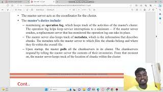 Google File System(GFS)  Architecture